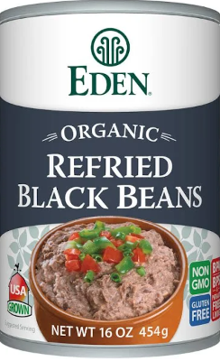 EDEN ORGANIC REFRIED BLACK BEANS