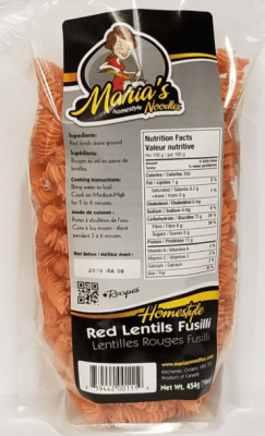 MARIA'S RED LENTIL NOODLES