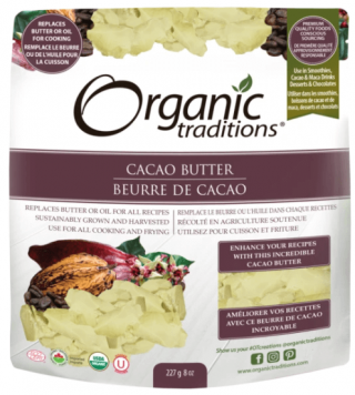 ORGANIC TRADITIONS CACAO BUTTER 