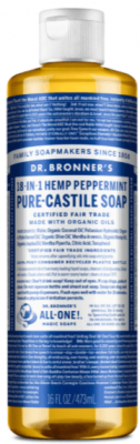 DR. BRONNER'S 18-IN-1 PURE CASTILE SOAP PEPPERMINT