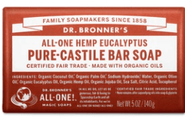 DR. BRONNER'S SOAP BAR EUCALYPTU