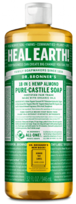 DR. BRONNER'S 18 IN 1 ALMOND PURE CASTILE SOAP