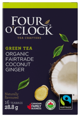 FOUR O’CLOCK COCONUT GREEN TEA