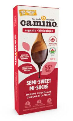 CAMINO SEMI SWEET BAKING CHOCOLATE 56%