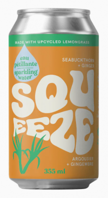 SQUEEZE SPARKLING WATER SEABUCKTHORN + GINGER