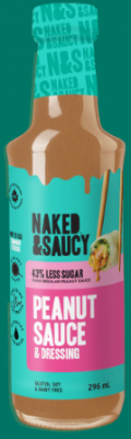 NAKED & SAUCY PEANUT SAUCE AND DRESSING