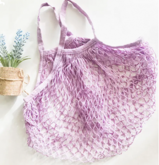 SMILE BOUTIQUES ECO FRIENDLY COTTOT MESH TOTE