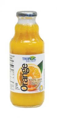 TROPICAL DELIGHT 100% ORANGE JUICE