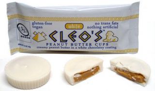 CLEO'S WHITE CHOCOLATE PEANUT BUTTER CUPS